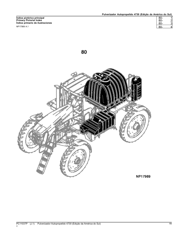John Deere 4730 Sprayer Parts Catalog PC11037P-16 PT - Image 4