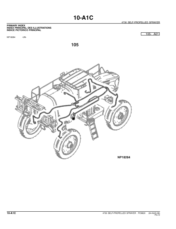 John Deere 4730 Sprayer Parts Catalog PC9820 - Image 7