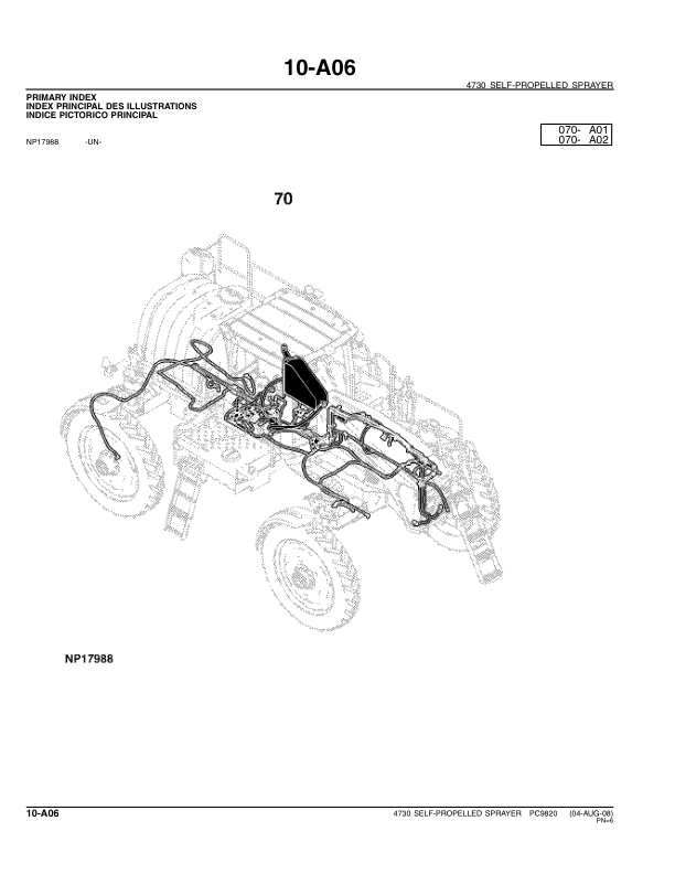 John Deere 4730 Sprayer Parts Catalog PC9820 - Image 17
