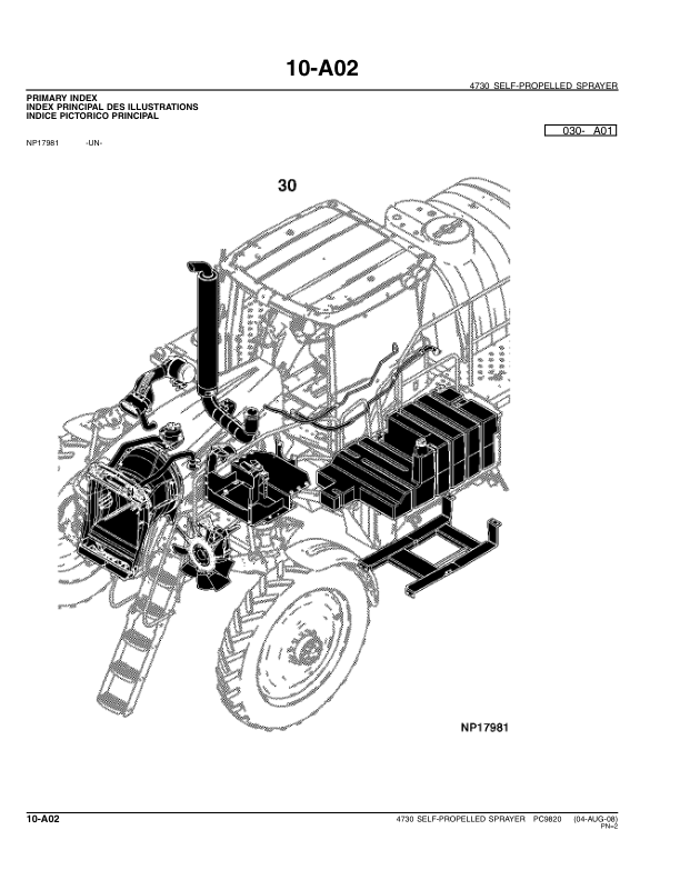 John Deere 4730 Sprayer Parts Catalog PC9820 - Image 13