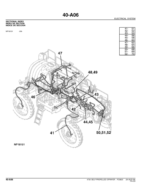 John Deere 4730 Sprayer Parts Catalog PC9820 - Image 20