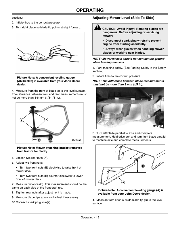 John Deere 48 and 54 Inch Mower Decks Operators Manual OMM145184-k) - Image 5