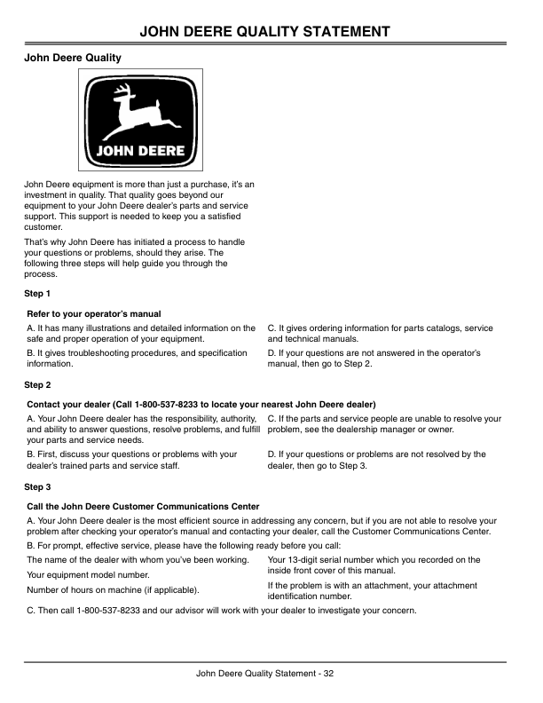 John Deere 48 and 54 Inch Mower Decks Operators Manual OMM145184-k) - Image 16