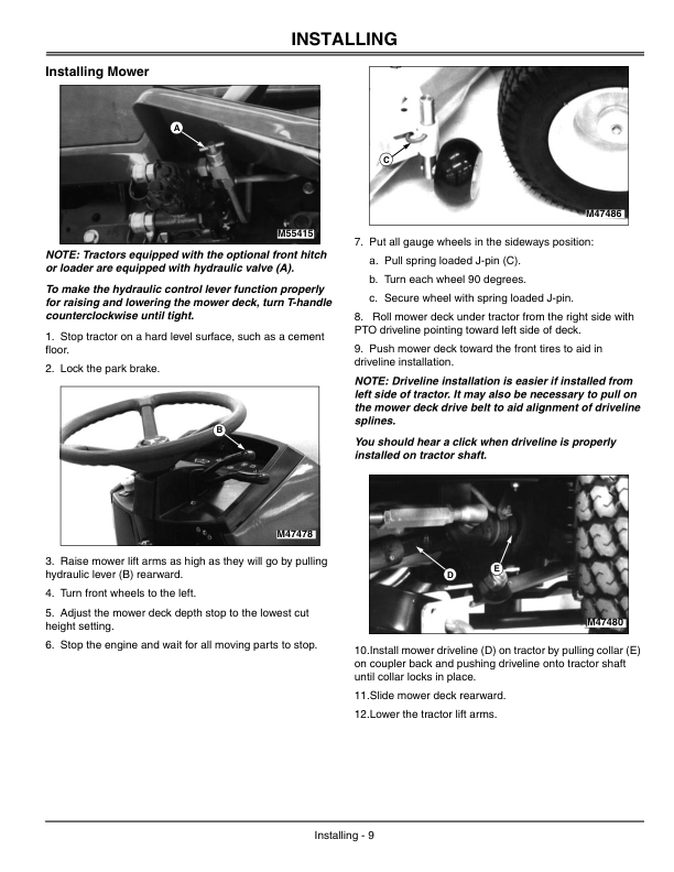 John Deere 48 and 54 Inch Mower Decks Operators Manual OMM145184-k) - Image 13