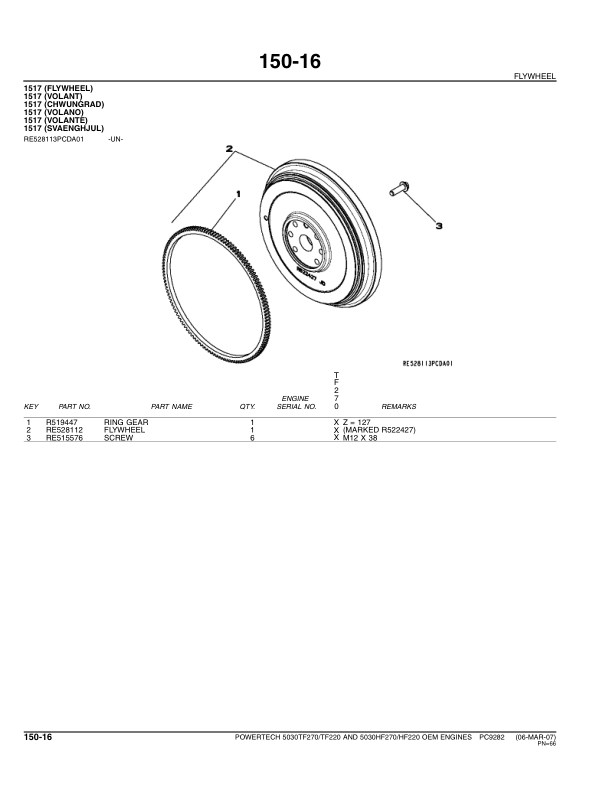 John Deere 5030 PowerTech Engine Parts Catalog PC9282 - Image 18