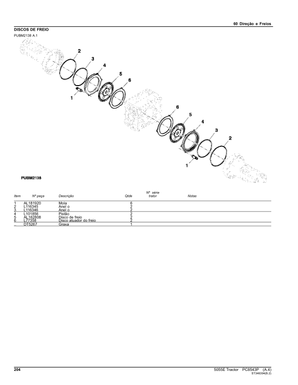 John Deere 5055E Tractor Parts Catalog PC8543P-11 PT - Image 14