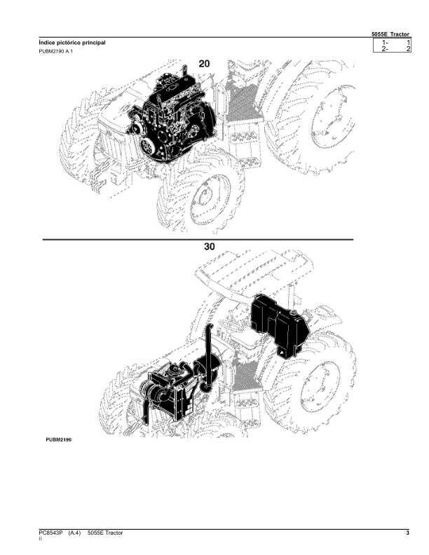 John Deere 5055E Tractor Parts Catalog PC8543P-11 PT - Image 5