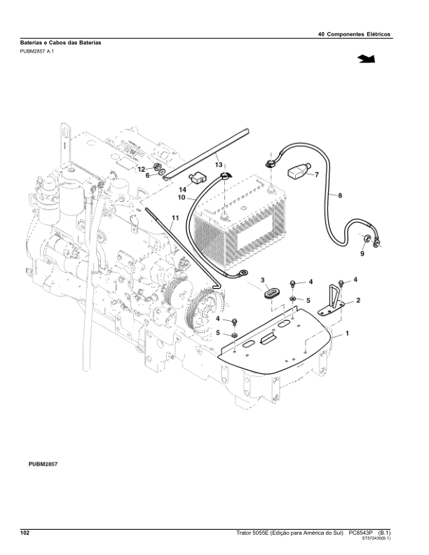John Deere 5055E Tractor Parts Catalog PC8543P-12 PT - Image 15