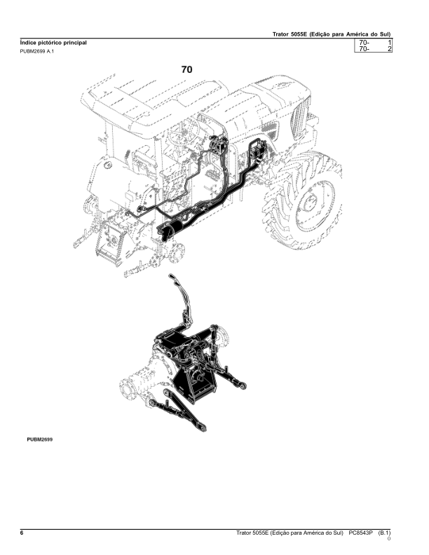 John Deere 5055E Tractor Parts Catalog PC8543P-12 PT - Image 11