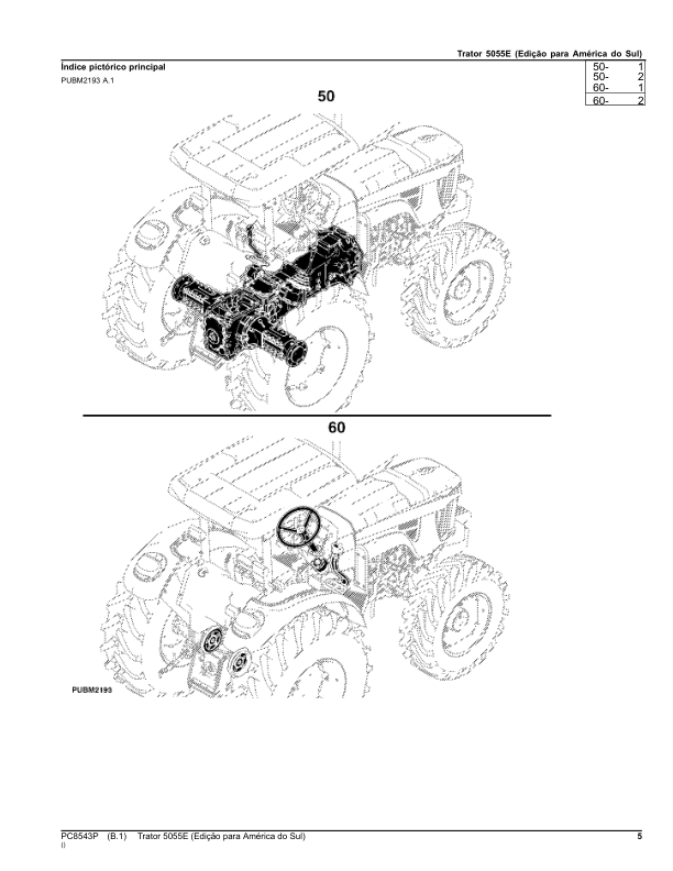 John Deere 5055E Tractor Parts Catalog PC8543P-12 PT - Image 10