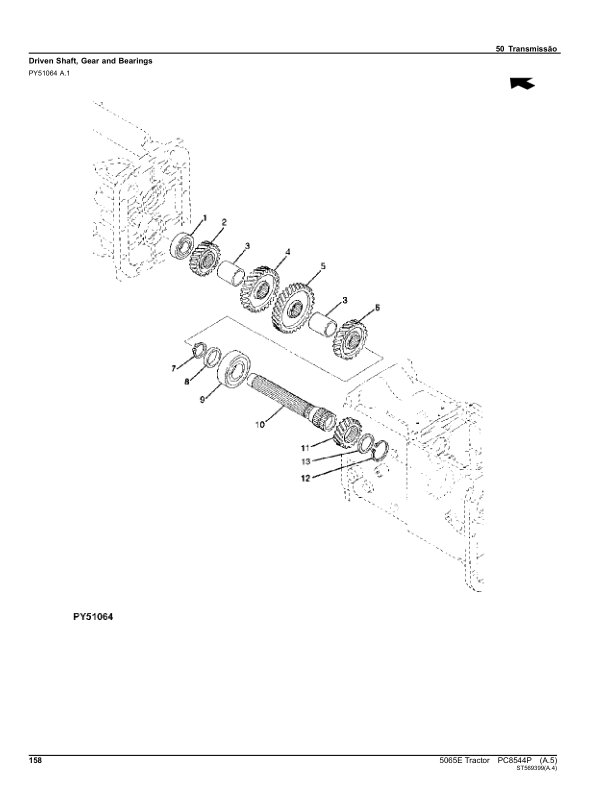 John Deere 5065E Tractor Parts Catalog PC8544P PT - Image 21