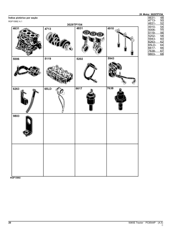 John Deere 5065E Tractor Parts Catalog PC8544P PT - Image 12