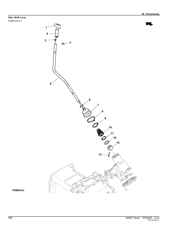 John Deere 5065E Tractor Parts Catalog PC8544P PT - Image 22