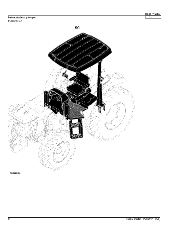 John Deere 5065E Tractor Parts Catalog PC8544P PT - Image 18