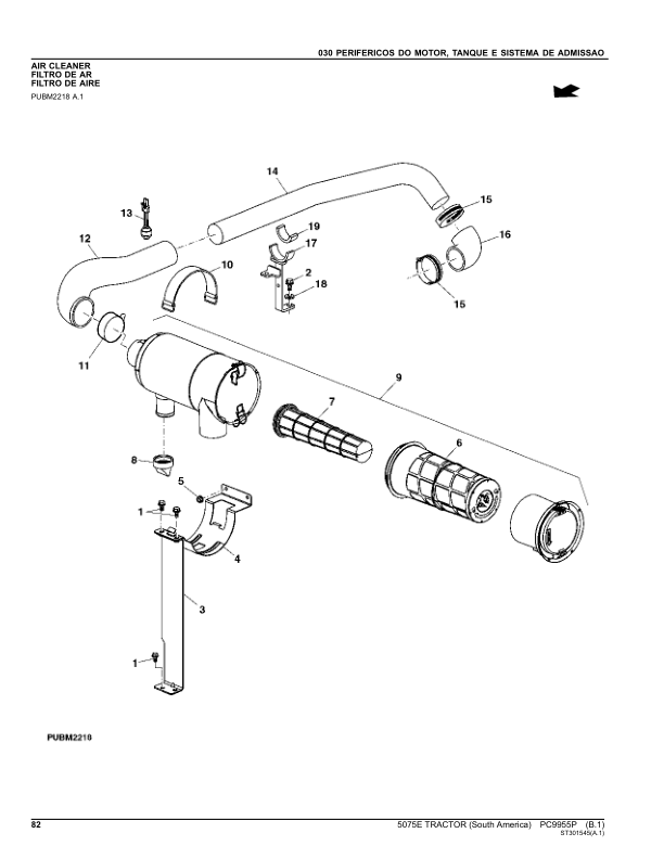 John Deere 5075E Tractor Parts Catalog PC9955P-11 PT - Image 16