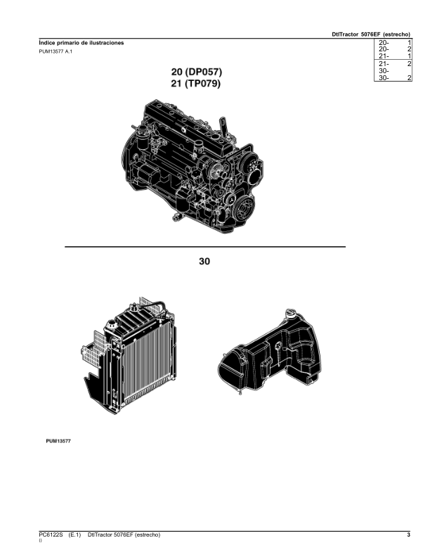 John Deere 5076EF Tractor Parts Catalog PC6122S ES - Image 6