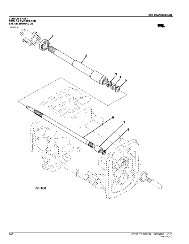 John Deere 5078E Tractor Parts Catalog PC8548P-11 PT - Image 20