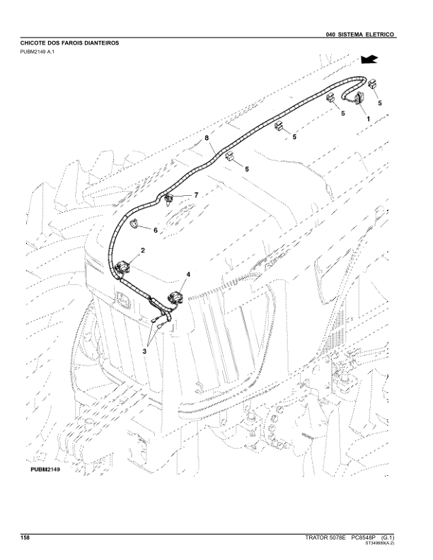 John Deere 5078E Tractor Parts Catalog PC8548P-14 PT - Image 15