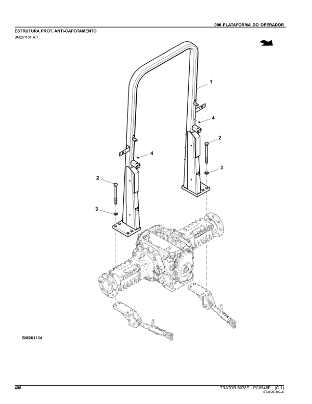 John Deere 5078E Tractor Parts Catalog PC8548P-16 PT - Image 25