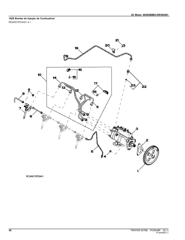 John Deere 5078E Tractor Parts Catalog PC8548P-16 PT - Image 23