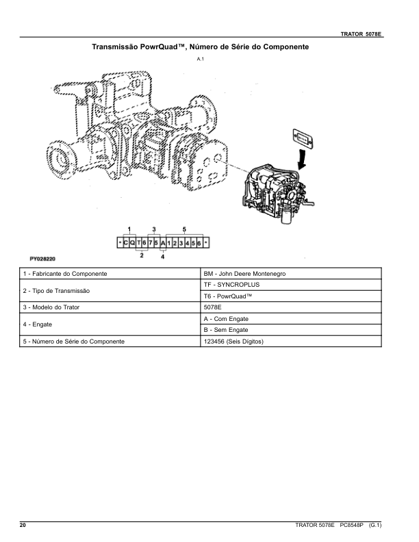 John Deere 5078E Tractor Parts Catalog PC8548P-16 PT - Image 12