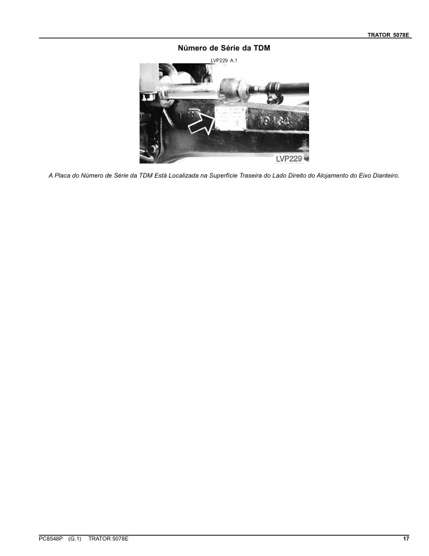John Deere 5078E Tractor Parts Catalog PC8548P-16 PT - Image 9