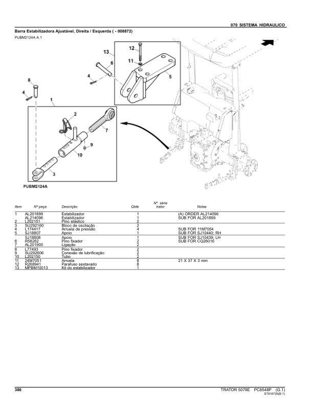 John Deere 5078E Tractor Parts Catalog PC8548P-16 PT - Image 24