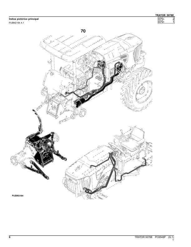 John Deere 5078E Tractor Parts Catalog PC8548P-16 PT - Image 16