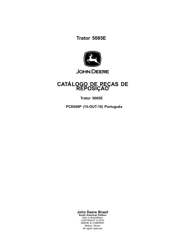 John Deere 5085E Tractor Parts Catalog PC8549P-10 PT.pdf - Image 2