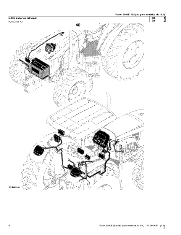 John Deere 5090E Tractor Parts Catalog PC11400P-14 PT - Image 6
