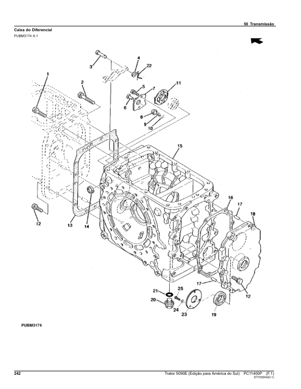 John Deere 5090E Tractor Parts Catalog PC11400P-14 PT - Image 13