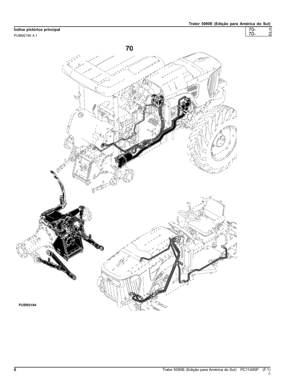 John Deere 5090E Tractor Parts Catalog PC11400P-14 PT - Image 8