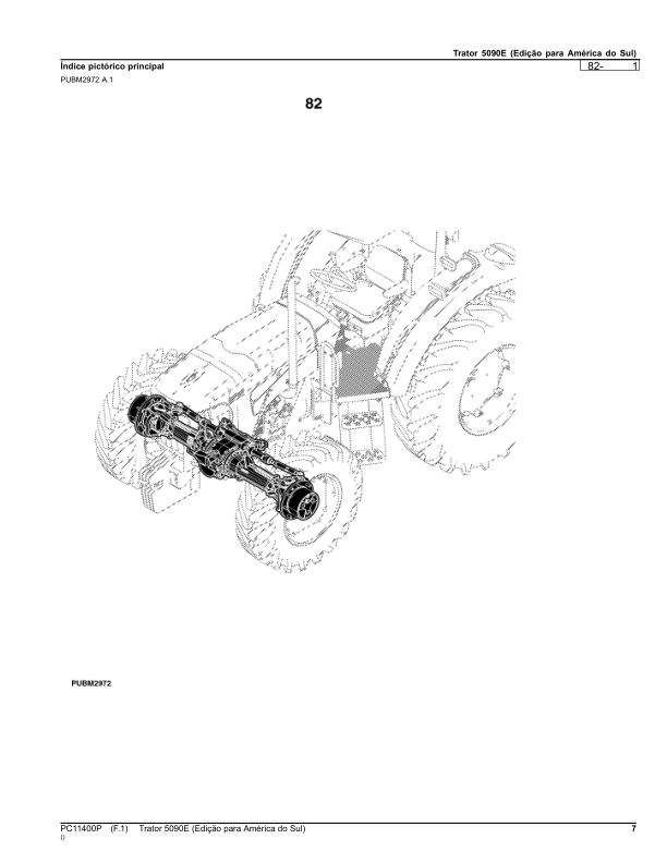 John Deere 5090E Tractor Parts Catalog PC11400P-14 PT - Image 9