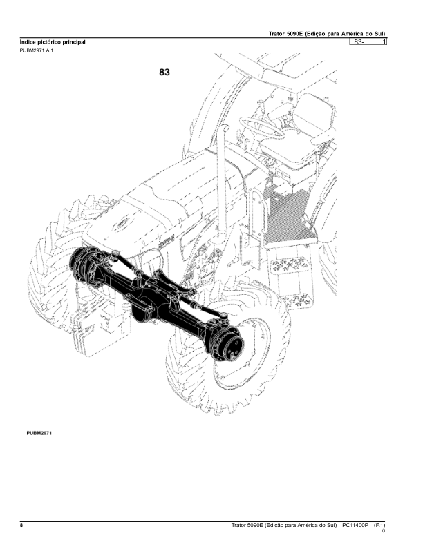 John Deere 5090E Tractor Parts Catalog PC11400P-14 PT - Image 10