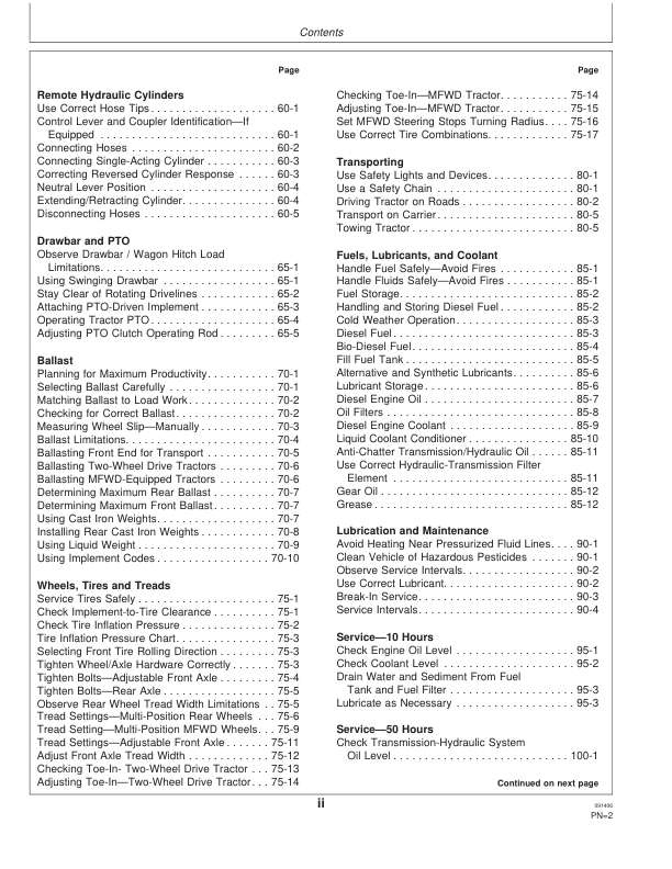 John Deere 5303 5403 Tractor Operators manual OMRE264654-I6 - Image 6