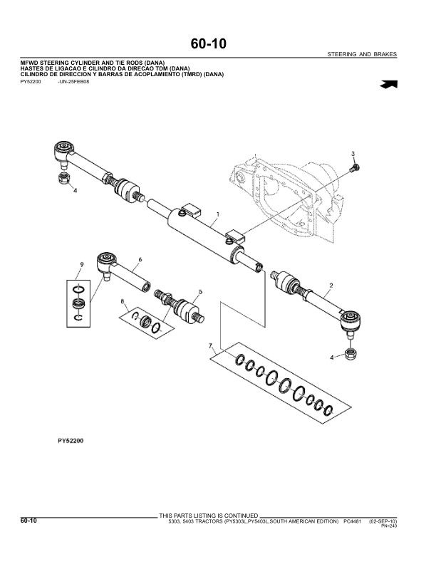 John Deere 5303 5403 Tractor Parts Catalog PC4481 - Image 20