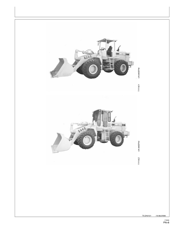 John Deere 544G LL TC 624G 644G Wheel Loader Operators Manual SN557739 and UP OMT159816-G6 - Image 9