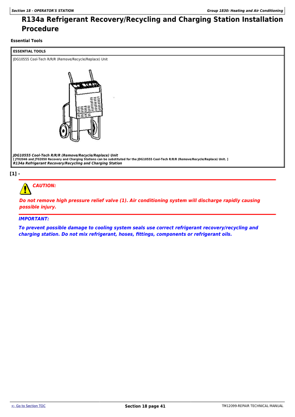 John Deere 544K 4WD Loader Repair Manual TM12099 - Image 11