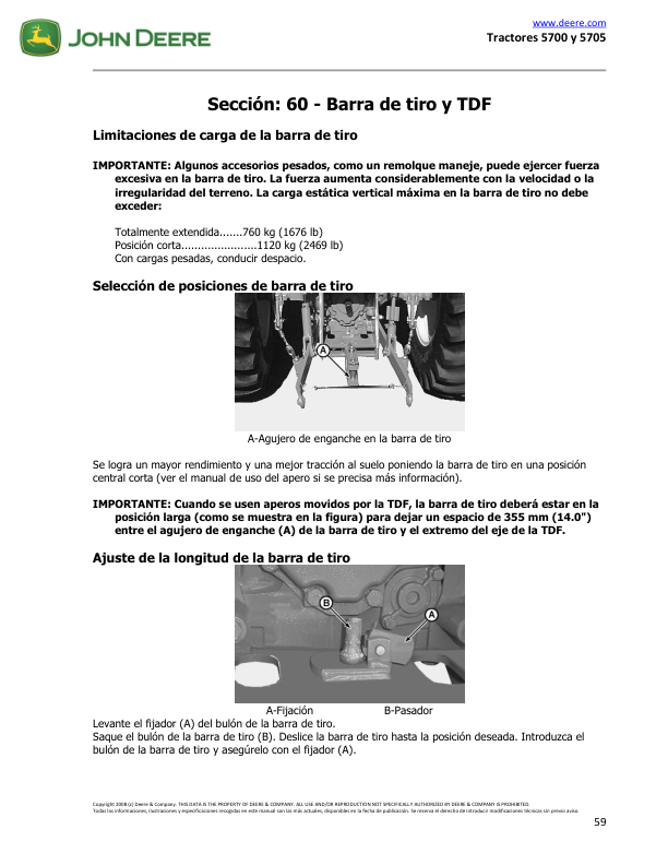 John Deere 5700 5705 Tractor Operators Manual ES - Image 15