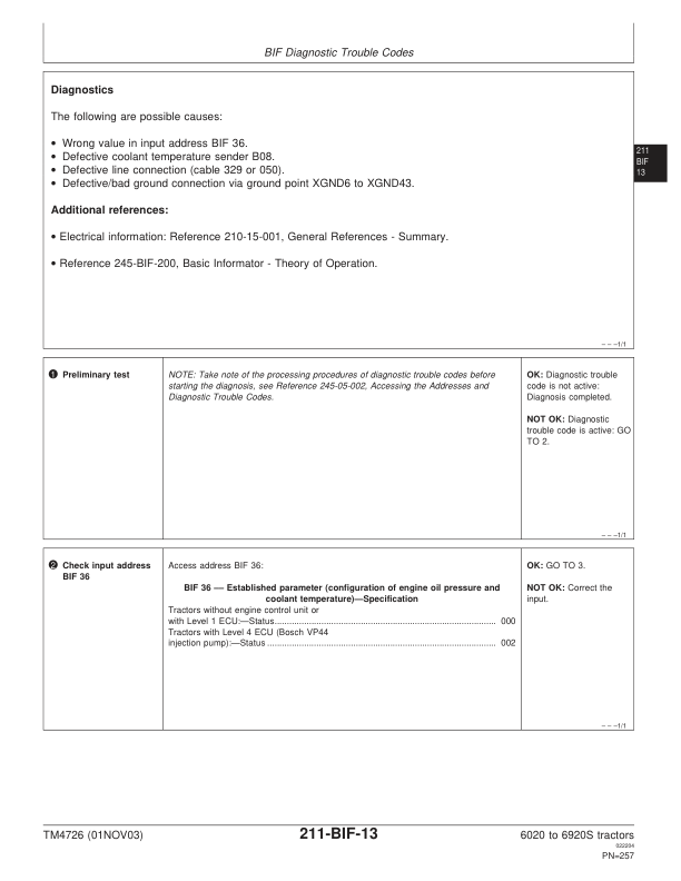 John Deere 6020 6920S Tractor Diagnostics and Service Manual TM4726 - Image 8