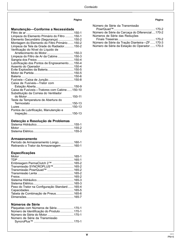 John Deere 6110J 6125J 6130J Tractor Operators Manual OML212759-M3 PT - Image 10
