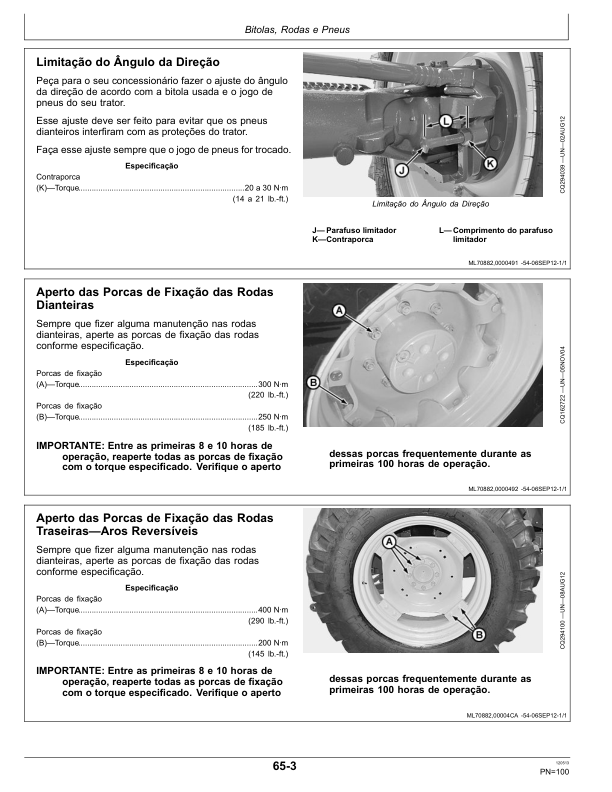John Deere 6110J 6125J 6130J Tractor Operators Manual OML212759-M3 PT - Image 11