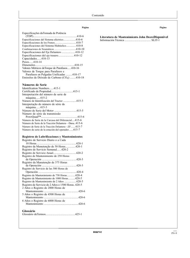 John Deere 6135J 6150J 6170J 6190J 6210J Tractor Operators Manual OML224285 ES - Image 6