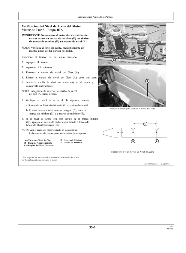 John Deere 6135J 6150J 6170J 6190J 6210J Tractor Operators Manual OML224285 ES - Image 21