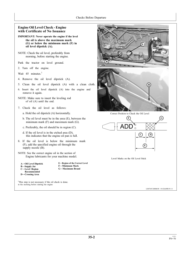 John Deere 6135J 6150J 6170J 6190J 6210J Tractor Operators Manual OML224285 PT - Image 23