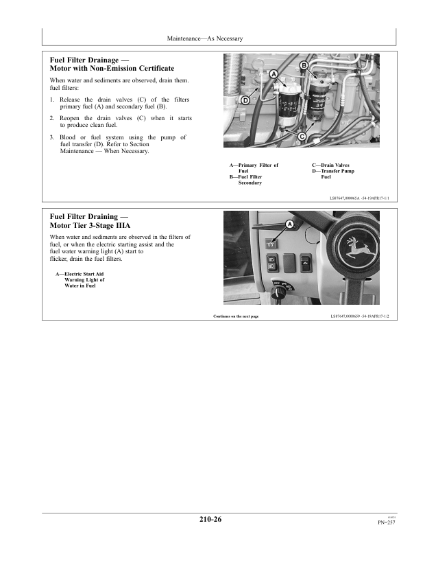 John Deere 6135J 6150J 6170J 6190J 6210J Tractor Operators Manual OML224285 PT - Image 18