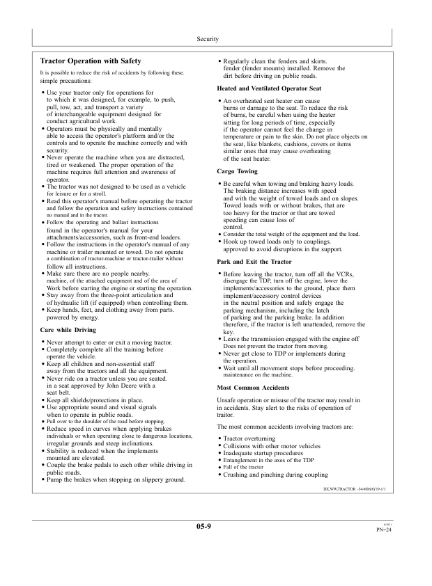 John Deere 6135J 6150J 6170J 6190J 6210J Tractor Operators Manual OML224285 PT - Image 17
