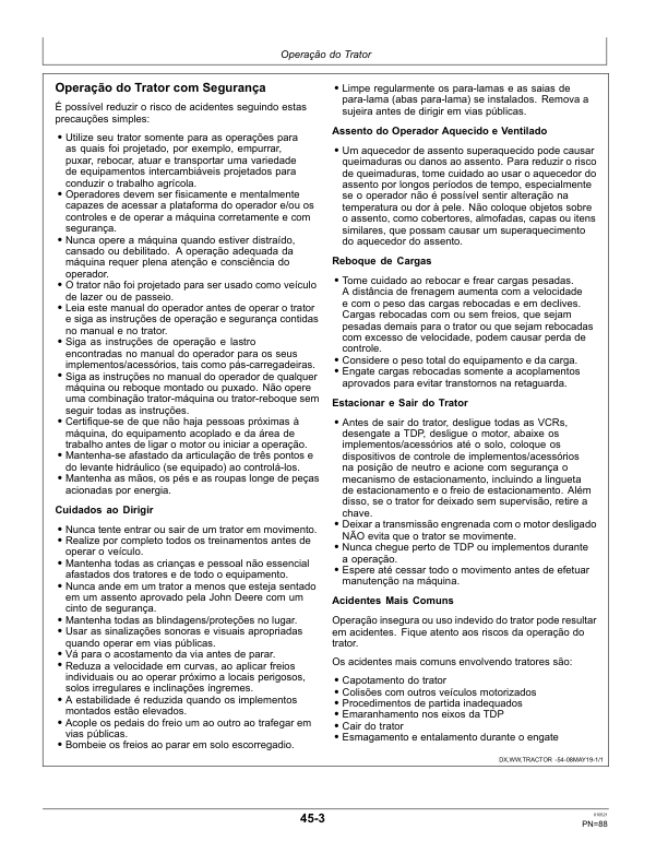 John Deere 6135J 6150J 6170J 6190J 9210J Tractor Operators Manual OML224285-L0 PT - Image 21