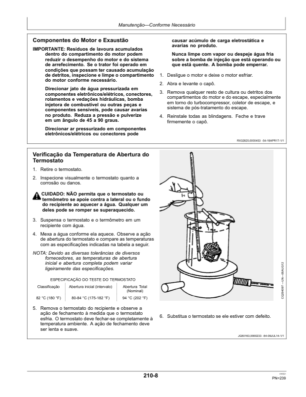 John Deere 6135J 6150J 6170J 6190J 9210J Tractor Operators Manual OML224285-L0 PT - Image 15