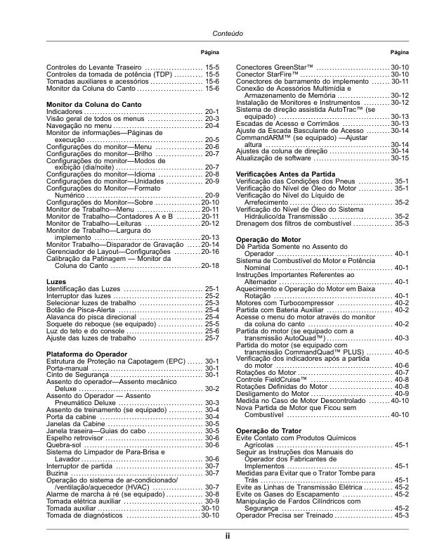 John Deere 6135M 6150M 6170M 6190M 6210M Tractor Operators Manual OML224048 PT - Image 10